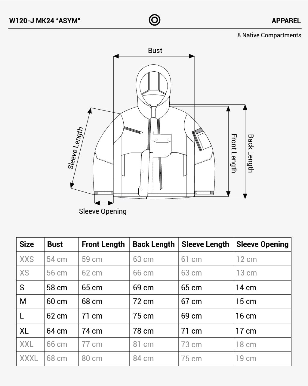 W120-J MK24 "ASYM" ES-BK