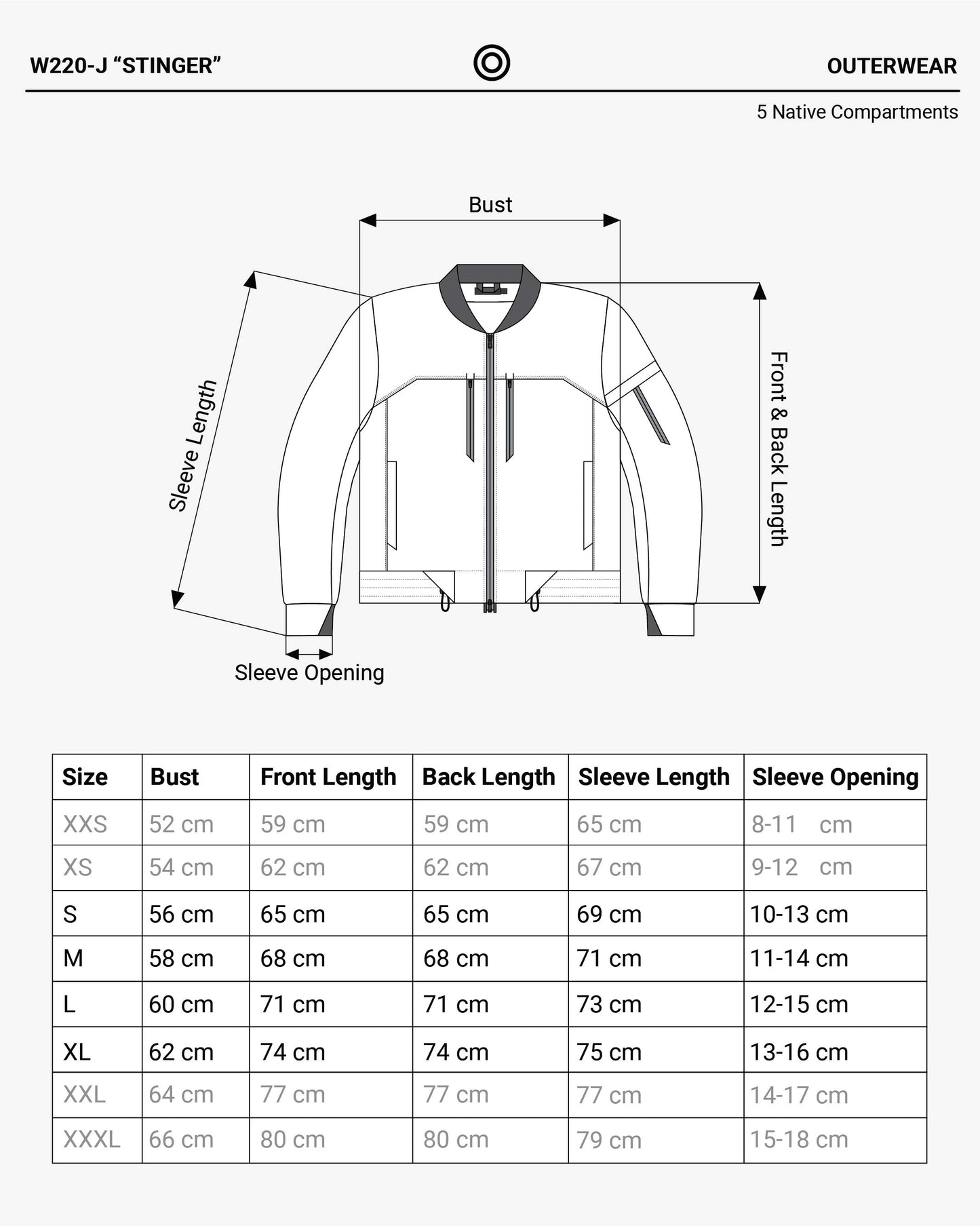 W220-J "STINGER" EF-Moonwhite