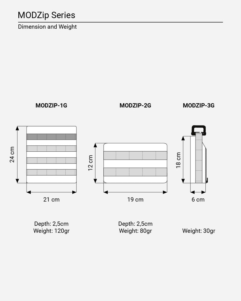MODZip-1G MK23 BK/F