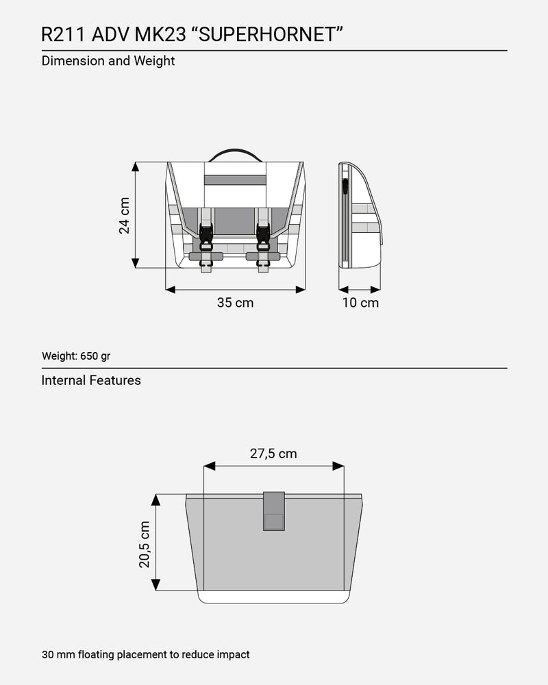R211-ADV BK/F “Superhornet Foil”