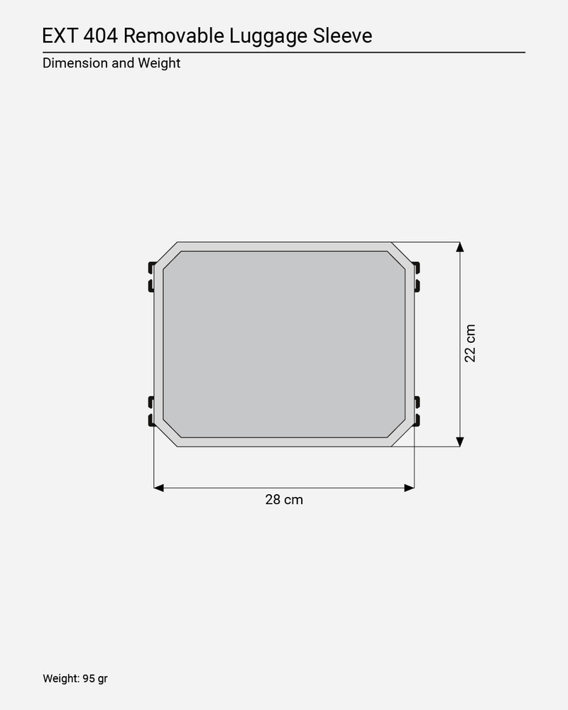 EXT404 Removable Luggage Sleeve