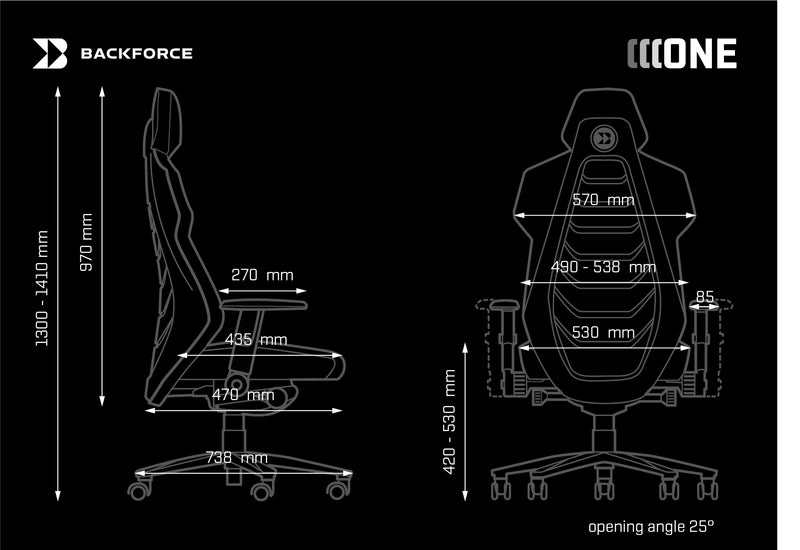 Backforce x ORBITGear ONE Gaming Chair